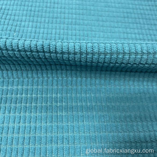 China Knitted Brushed velvet Corduroy Fabrics for clothing Manufactory